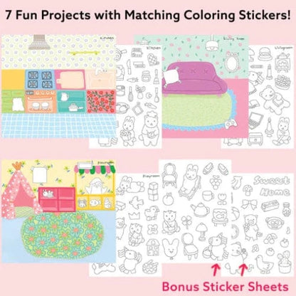 Together Art Sticker Activity Sets Sweet Home Storytelling Sticker Box