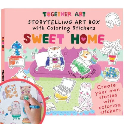 Together Art Sticker Activity Sets Sweet Home Storytelling Sticker Box