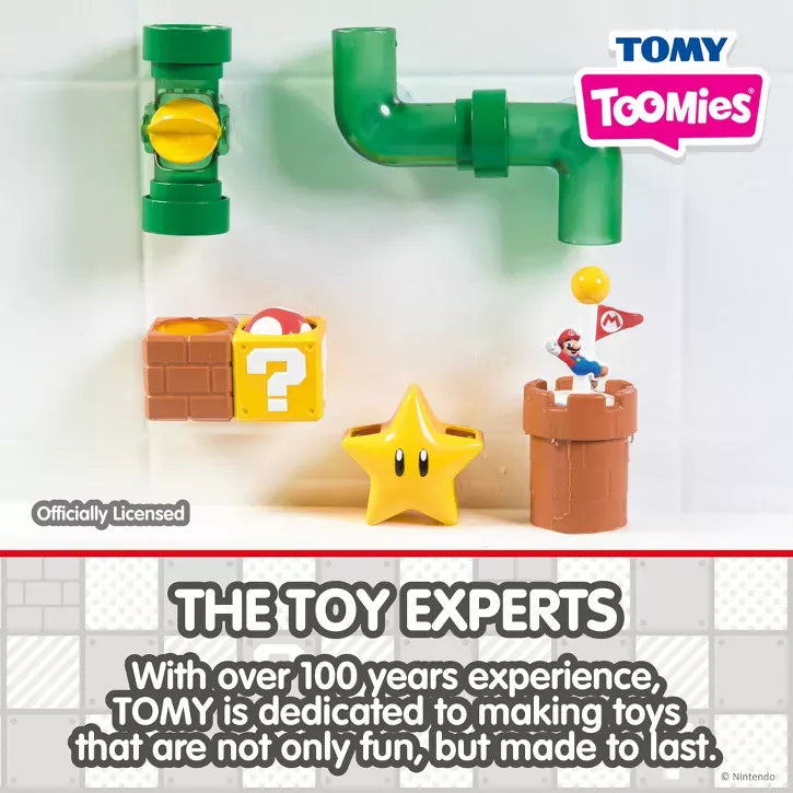 TOMY Bath Toys Mario Bath Pipes Playlet