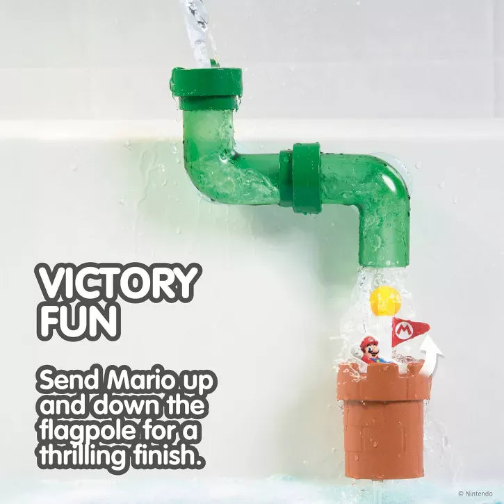 TOMY Bath Toys Mario Bath Pipes Playlet
