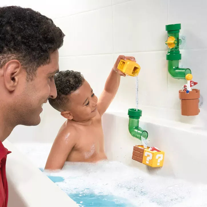 TOMY Bath Toys Mario Bath Pipes Playlet