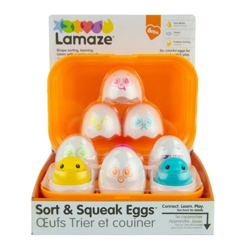 TOMY Educational Play Sort & Squeak Eggs