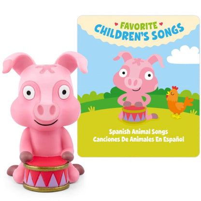 Tonies Tonie Spanish Favorite Children's Songs: Spanish Animal Songs Pig Tonie Character