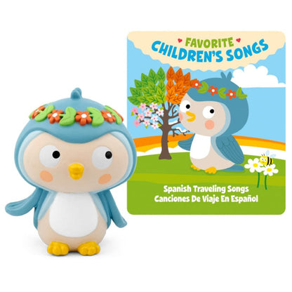 Tonies Tonie Spanish Favorite Children's Songs: Spanish Traveling Songs Penguin Tonie Character