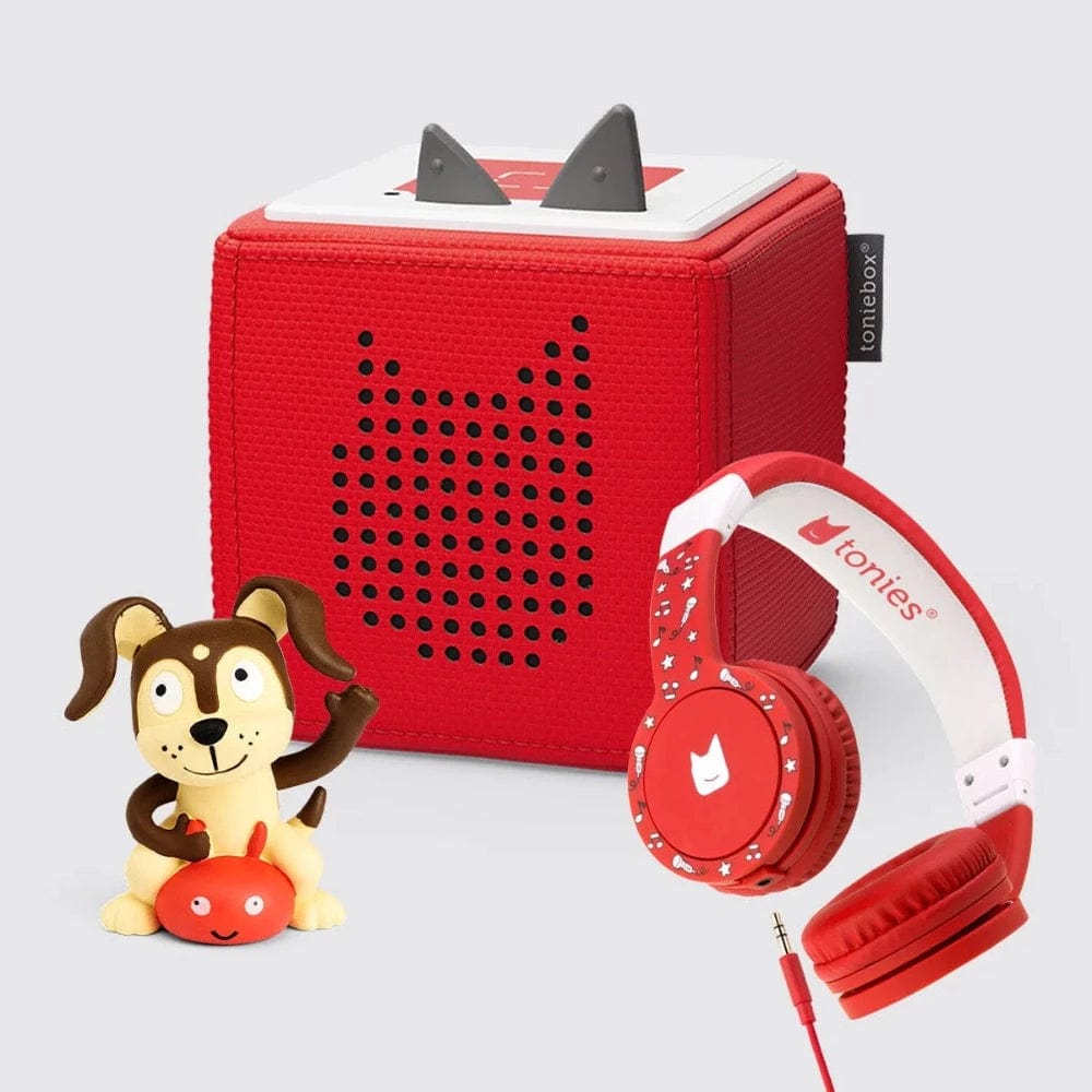 Tonies Toniebox Starter Sets Default Toniebox Bundle Starter Set w/ Headphones - Red