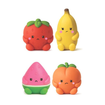 Top Trenz Fidget Toys Pits Grumpy Fruit Squishy 2-Pack (Assorted Styles)