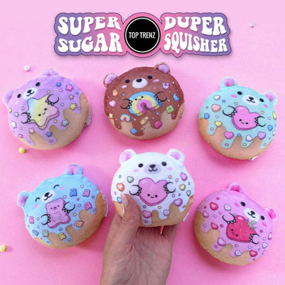 Top Trenz Fidget Toys Sugar Bear Donuts (Assorted Styles)