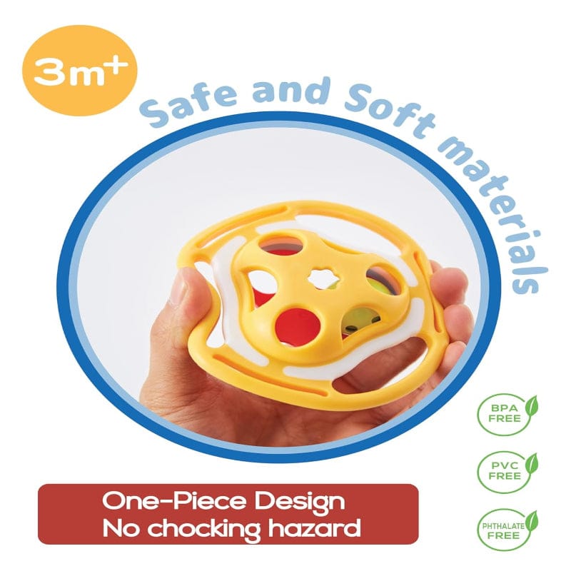 Toy Lab Rattles & Teethers Bell Rattle Teether