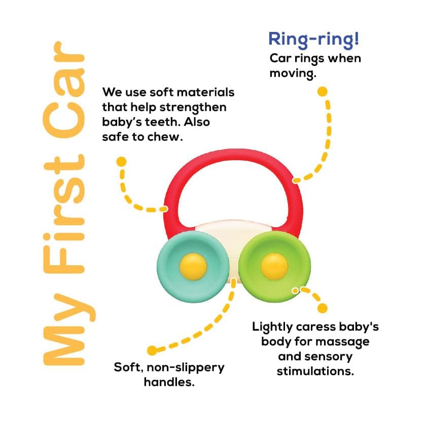 Toy Lab Rattles & Teethers My First Car