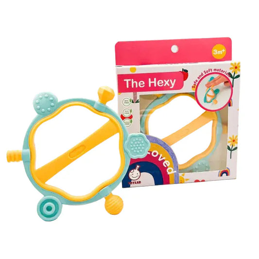Toy Lab Rattles & Teethers The Hexy Teether