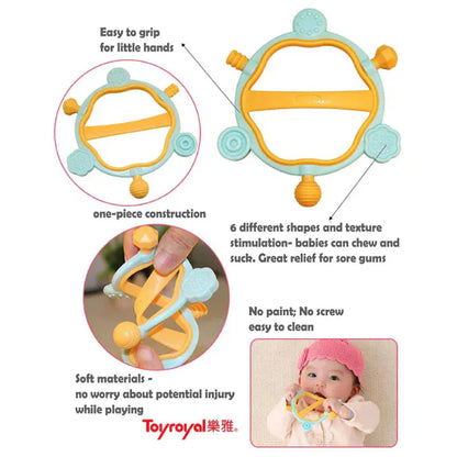 Toy Lab Rattles & Teethers The Hexy Teether