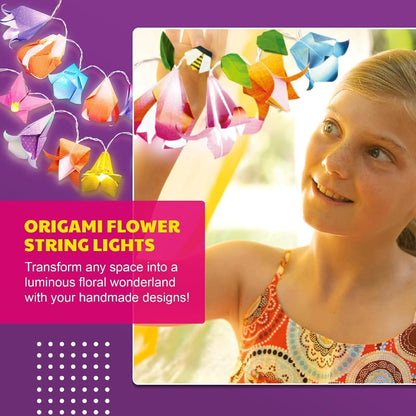 Toy Network Origami Arts & Crafts Origami Flower Lights
