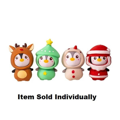Toysmith Fidget Toys Christmas Penguin Squeezy (Assorted Styles)