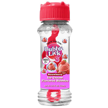 Toysmith Flavored Bubbles BubbleLick Flavored Bubbles - Ice Cream Edition (Assorted Styles)
