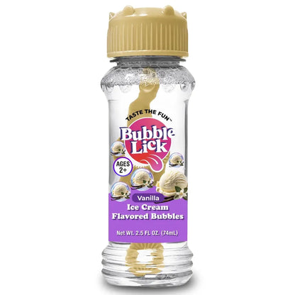 Toysmith Flavored Bubbles BubbleLick Flavored Bubbles - Ice Cream Edition (Assorted Styles)