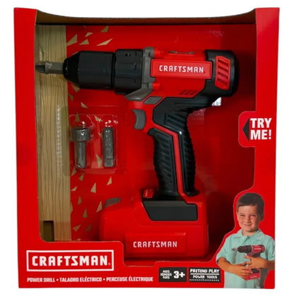 Toysmith Pretend Play Craftsman Battery Operated Power Drill