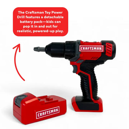 Toysmith Pretend Play Craftsman Battery Operated Power Drill