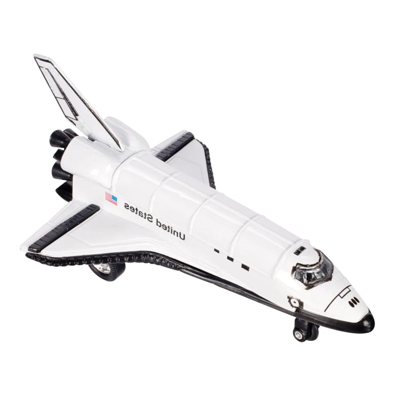 Toysmith Pullback Toys Die Cast Astroverse Pull Back Space Shuttle