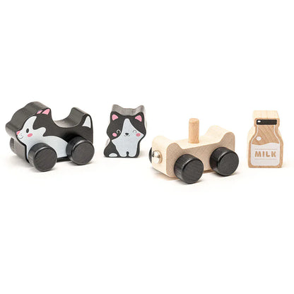Toysmith Toddler Clever Kitties Wooden Toy