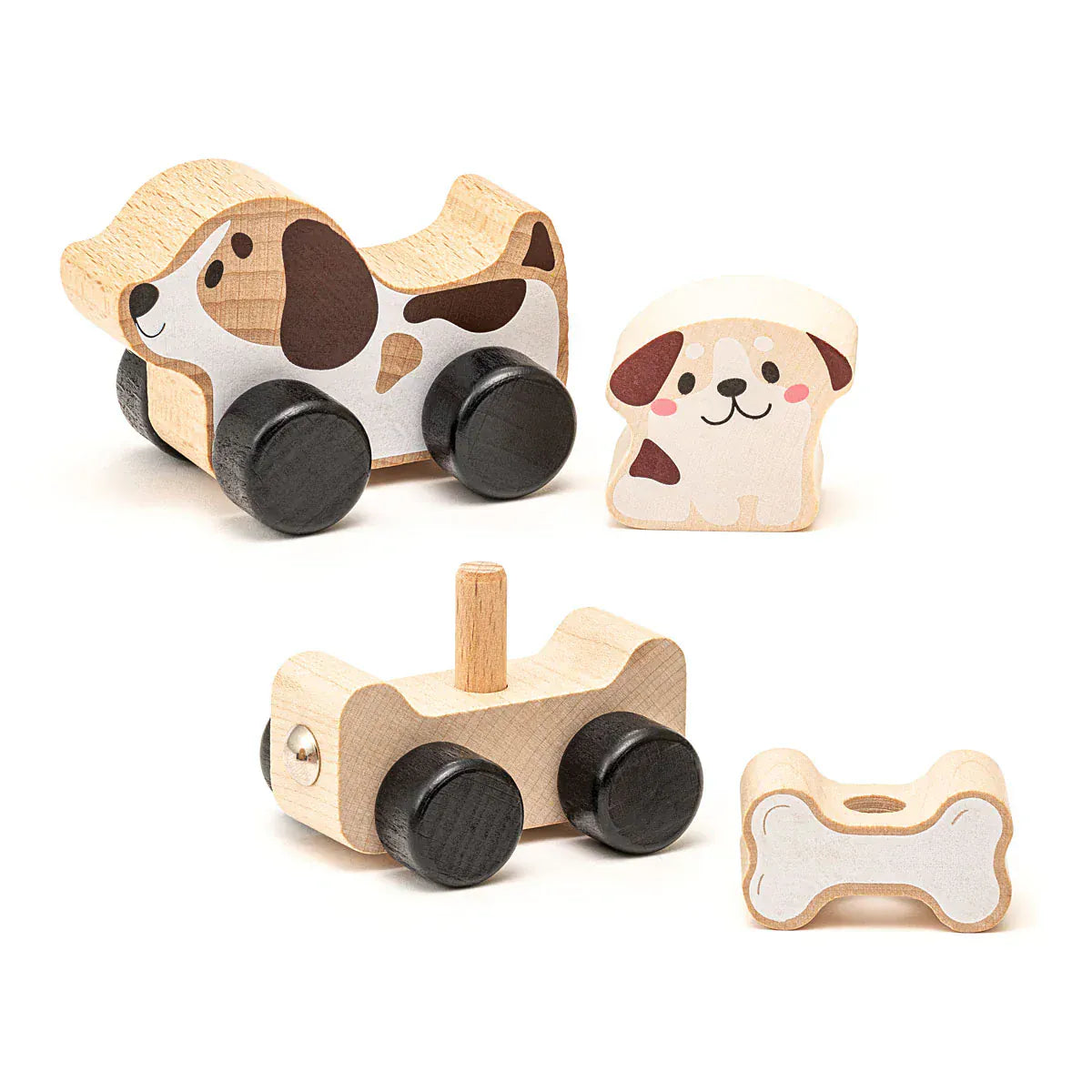 Toysmith Toddler Clever Puppies Wooden Toy