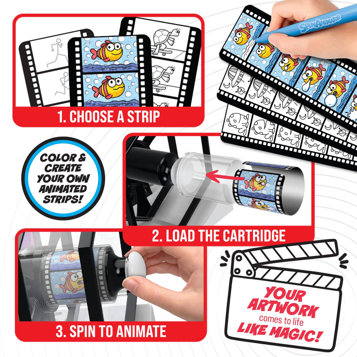 Tree Town Toys Coloring & Painting Kits SpinAnimator Studio