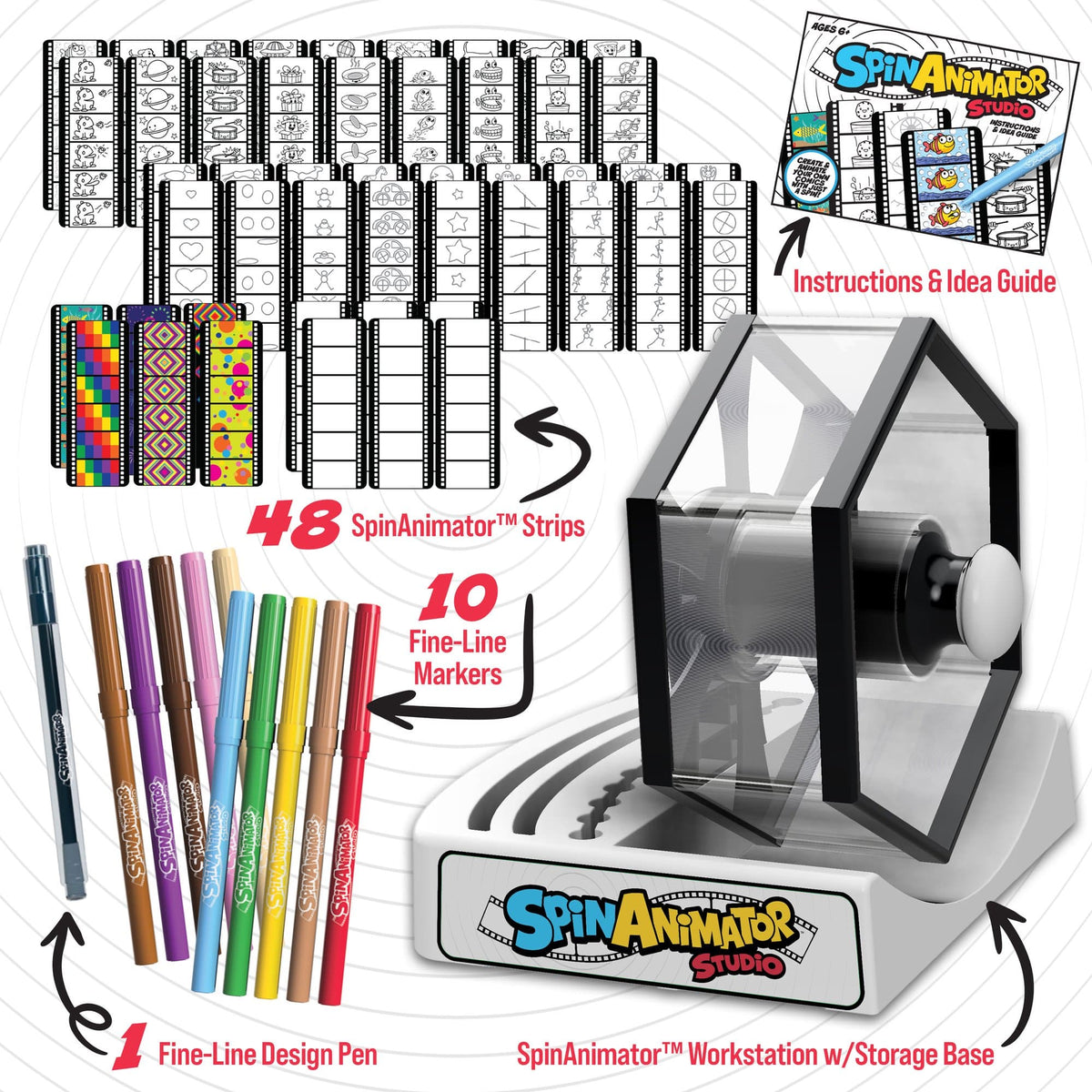 Tree Town Toys Coloring & Painting Kits SpinAnimator Studio
