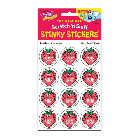 Trend Scented Stickers Default Berry Good Strawberry Scratch & Sniff Stickers