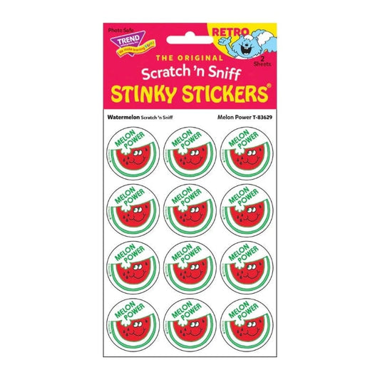 Trend Scented Stickers Default Scratch 'n Sniff Stickers - Melon Power (Watermelon)