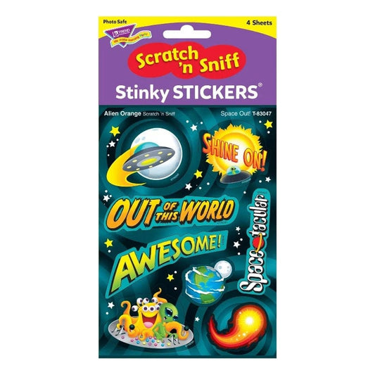Trend Scented Stickers Default Scratch 'n Sniff Stickers - Space Out! (Orange)