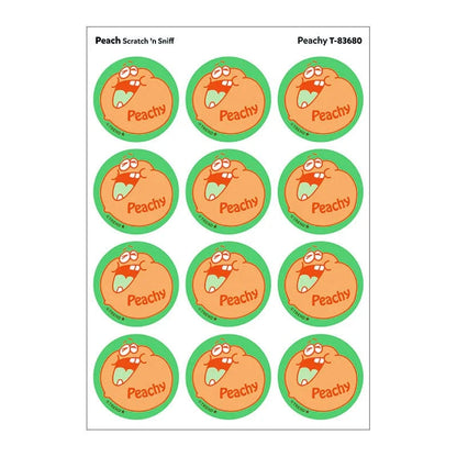 Trend Scented Stickers Scratch & Sniff Stickers - Peachy (Peach Scent)