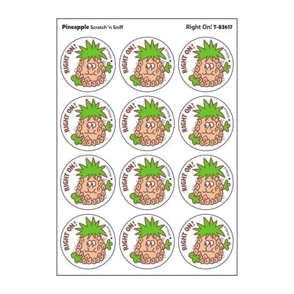 Trend Scented Stickers Scratch & Sniff Stickers - Right On! (Pineapple Scent)