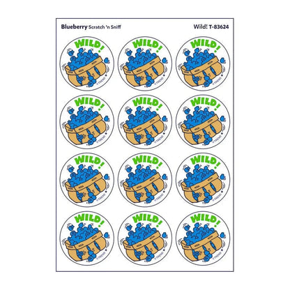 Trend Scented Stickers Scratch & Sniff Stickers - Wild! (Blueberry Scent)