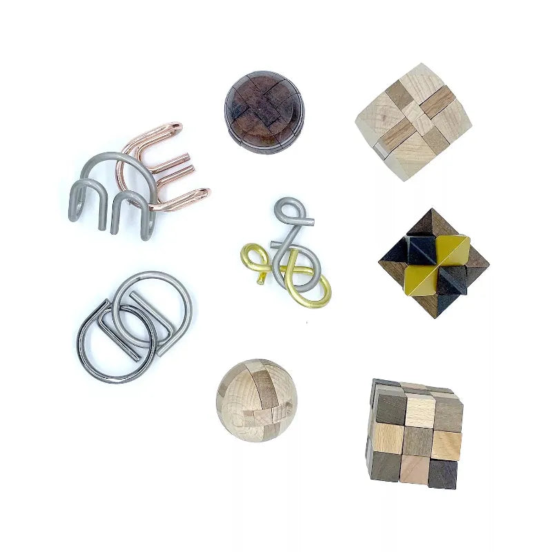 True Genius Brain Teaser Games True Genius Mini Puzzle (Assorted Styles)