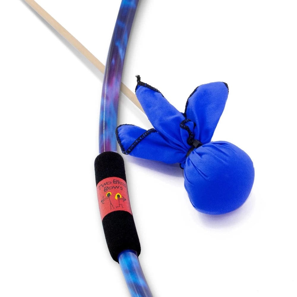 Two Bros Bows Bow & Arrow Sets Blue Tie-Dye Bow Set with 2 Arrows and Bulls Eye