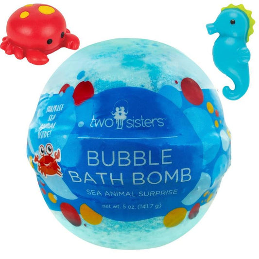 Two Sisters Bath Toys Default Bubble Bath Bomb: Sea Animal Surprise