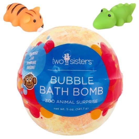 Two Sisters Bath Toys Default Bubble Bath Bomb - Zoo Animal Surprise