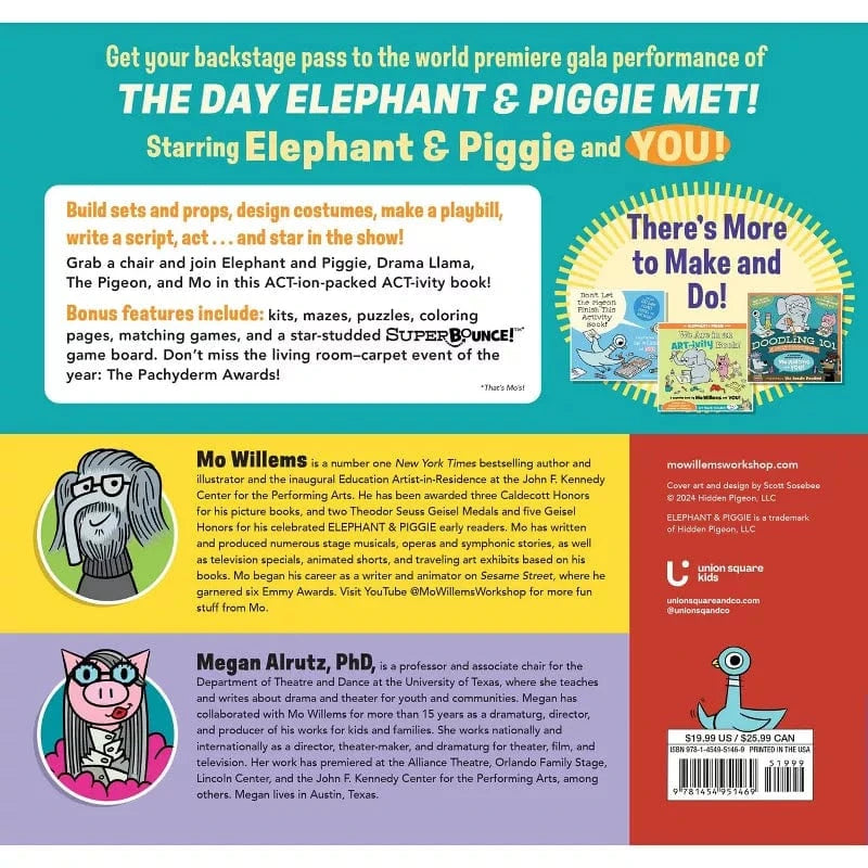 Union Square Kids Activity Books Elephant & Piggie Theatrical Event: We Are in an ACT-ivity Book!