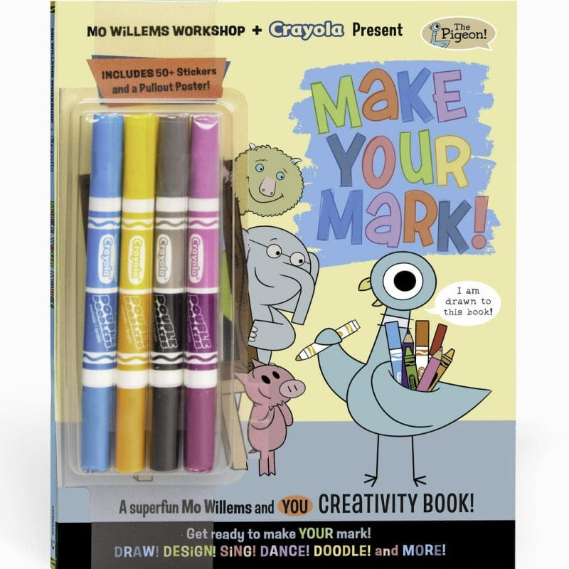 Union Square Kids Activity Books Mo Willems Workshop and Crayola Present: Make Your Mark!