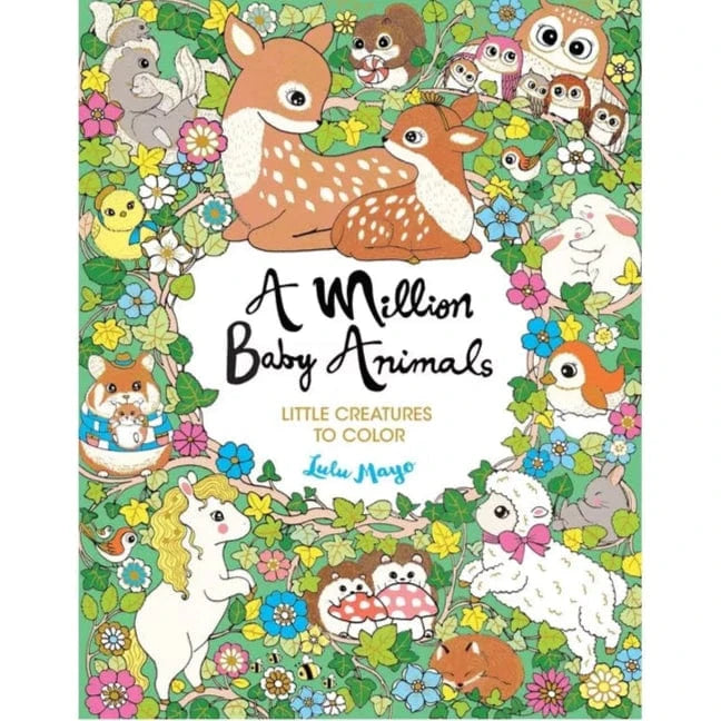 Union Square Kids Coloring & Painting Books A Million Baby Animals: Little Creatures to Color
