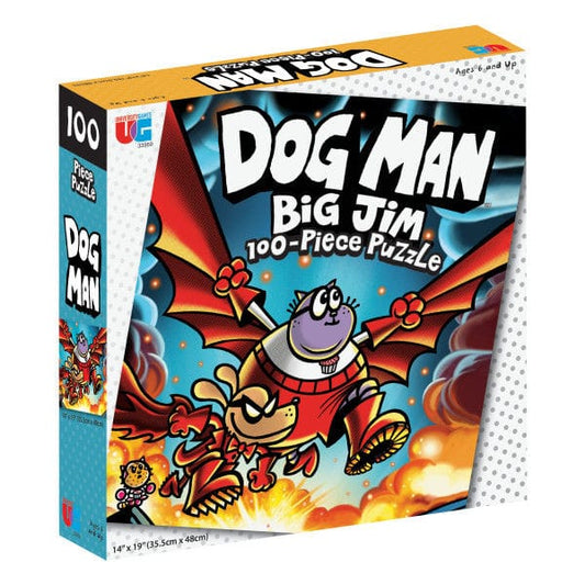 University Games 100 Piece Puzzles Dog Man Big Jim 100 Piece Puzzle