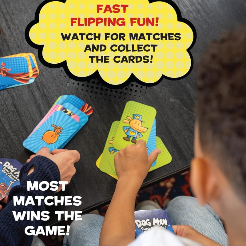 University Games Card Games Dog Man Supa Buddies Card Game