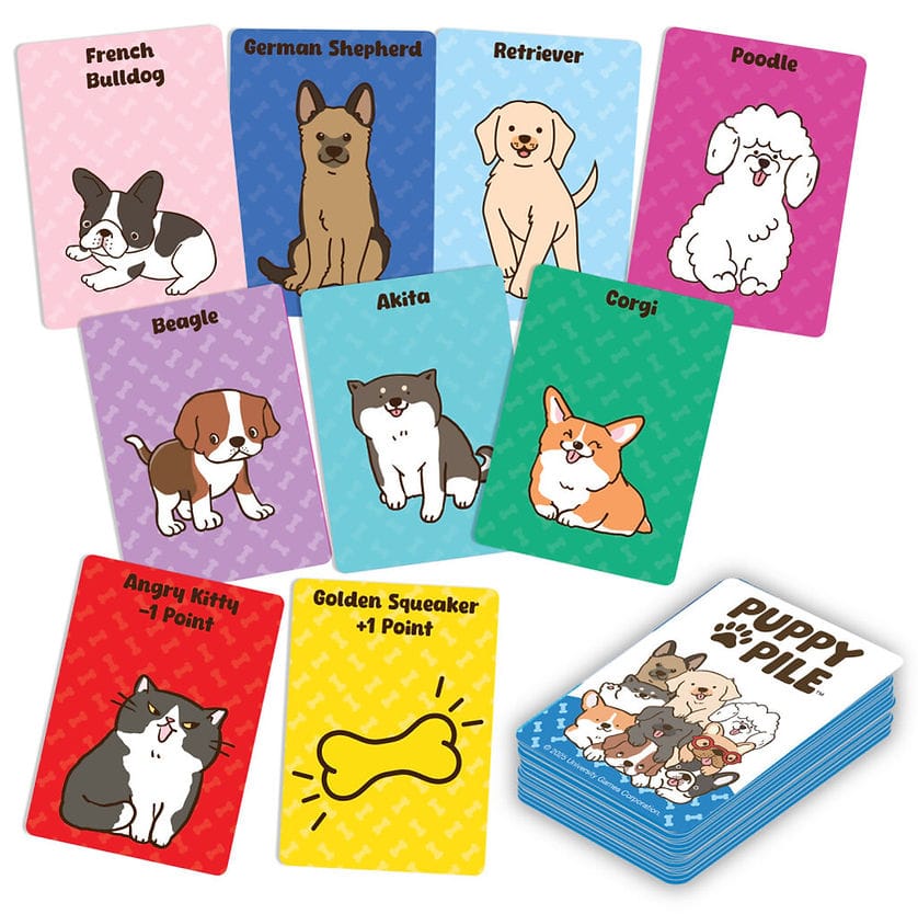 University Games Card Games Puppy Pile Card Game
