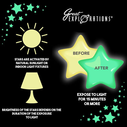 University Games Decor Glowing Twinkle Stars