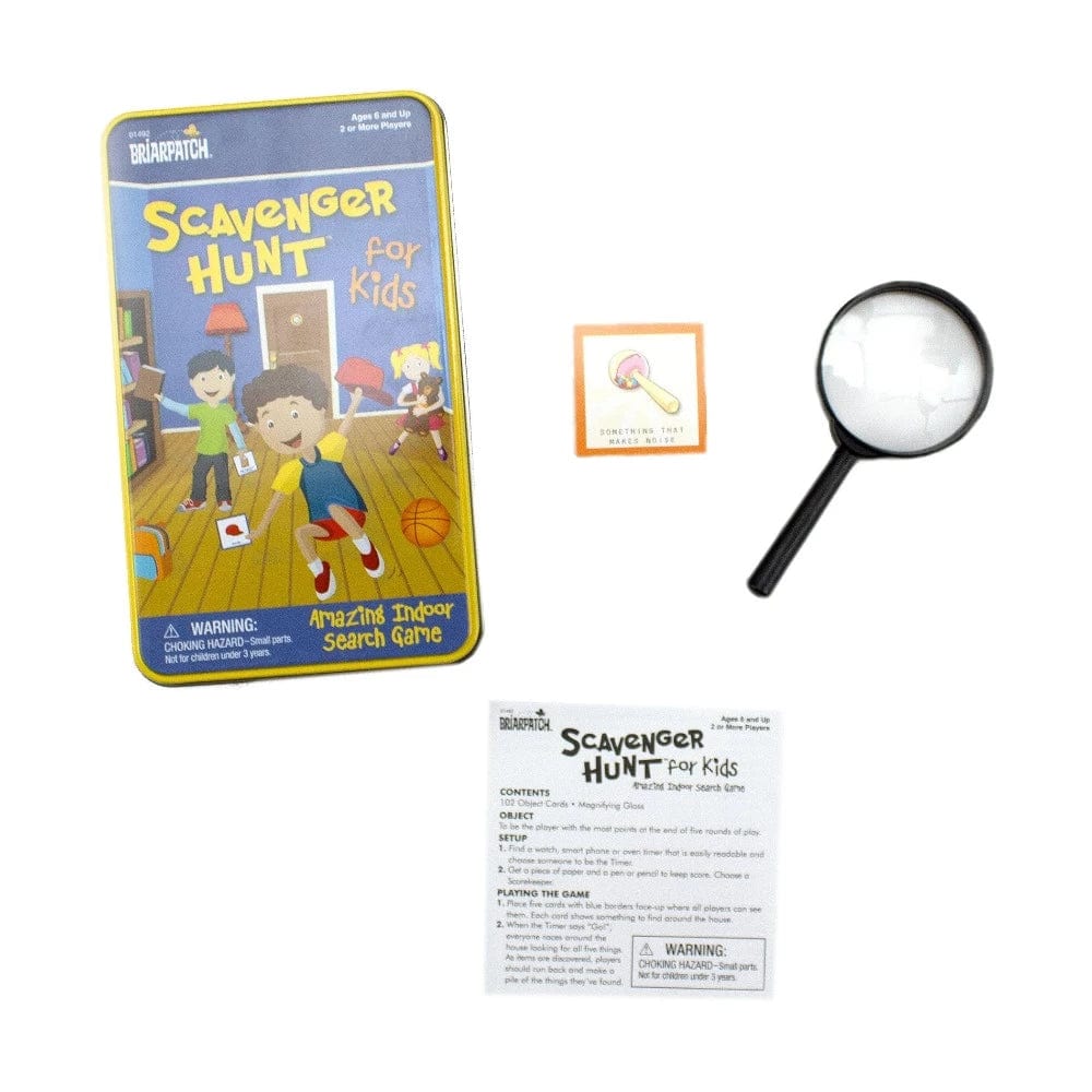 University Games Physical Play Games Scavenger Hunt for Kids Tin