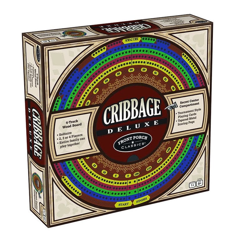 University Games Strategy Games Cribbage Deluxe Front Porch Classics