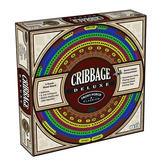 University Games Strategy Games Cribbage Deluxe Front Porch Classics