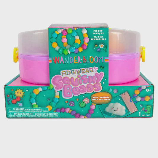 US Toy Co. Art & Craft Jewelry Activity Kits Fidgiwear Squishy Beads Case