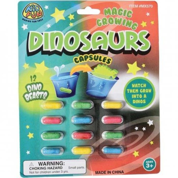 US Toy Co. Gift Default Magic Grow Dino Capsules