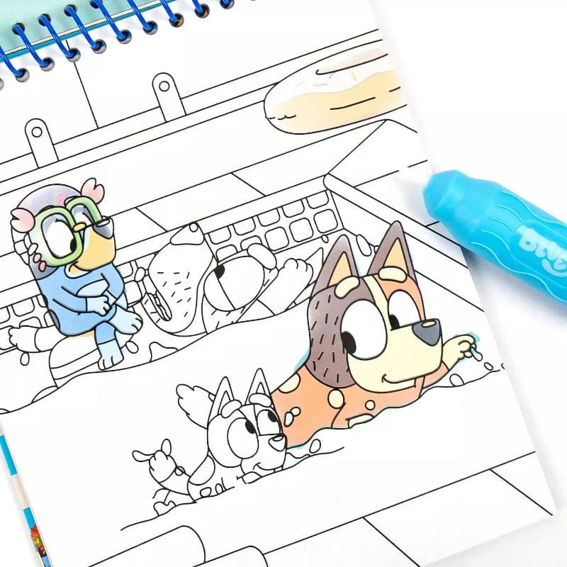 US Toy Coloring & Painting Books Default Bluey Aqua Art