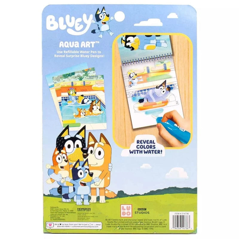 US Toy Coloring & Painting Books Default Bluey Aqua Art